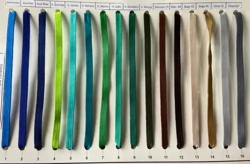 Elástico Chato 5mm 10m Verde Menta Para Máscaras e Artesanato
