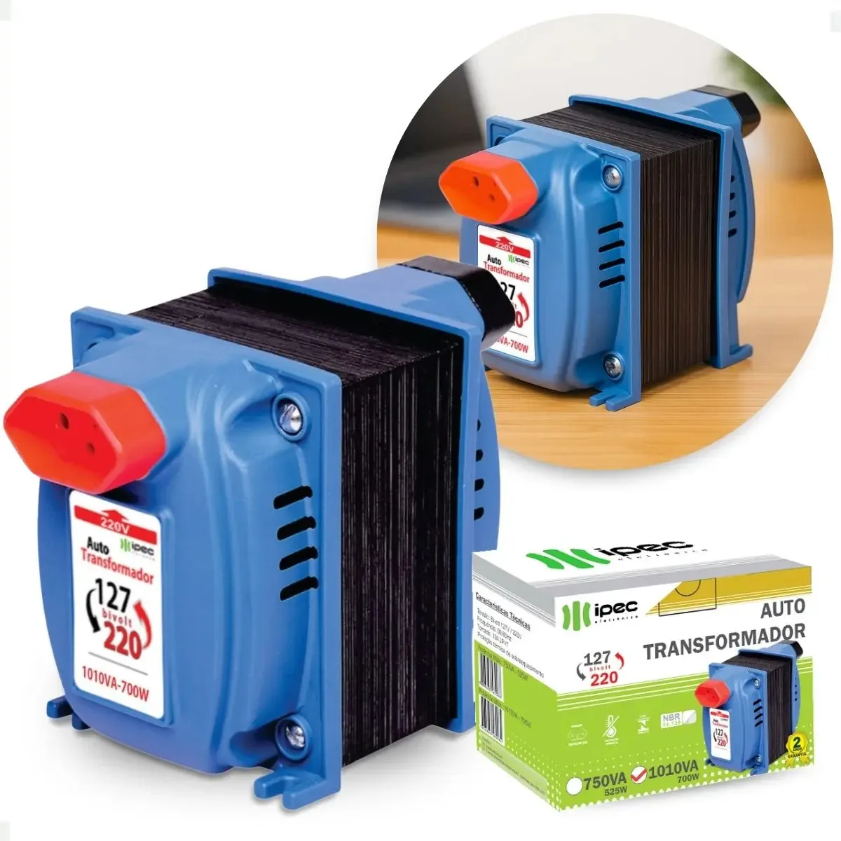 Autotransformador 1010va Bivolt Ipec