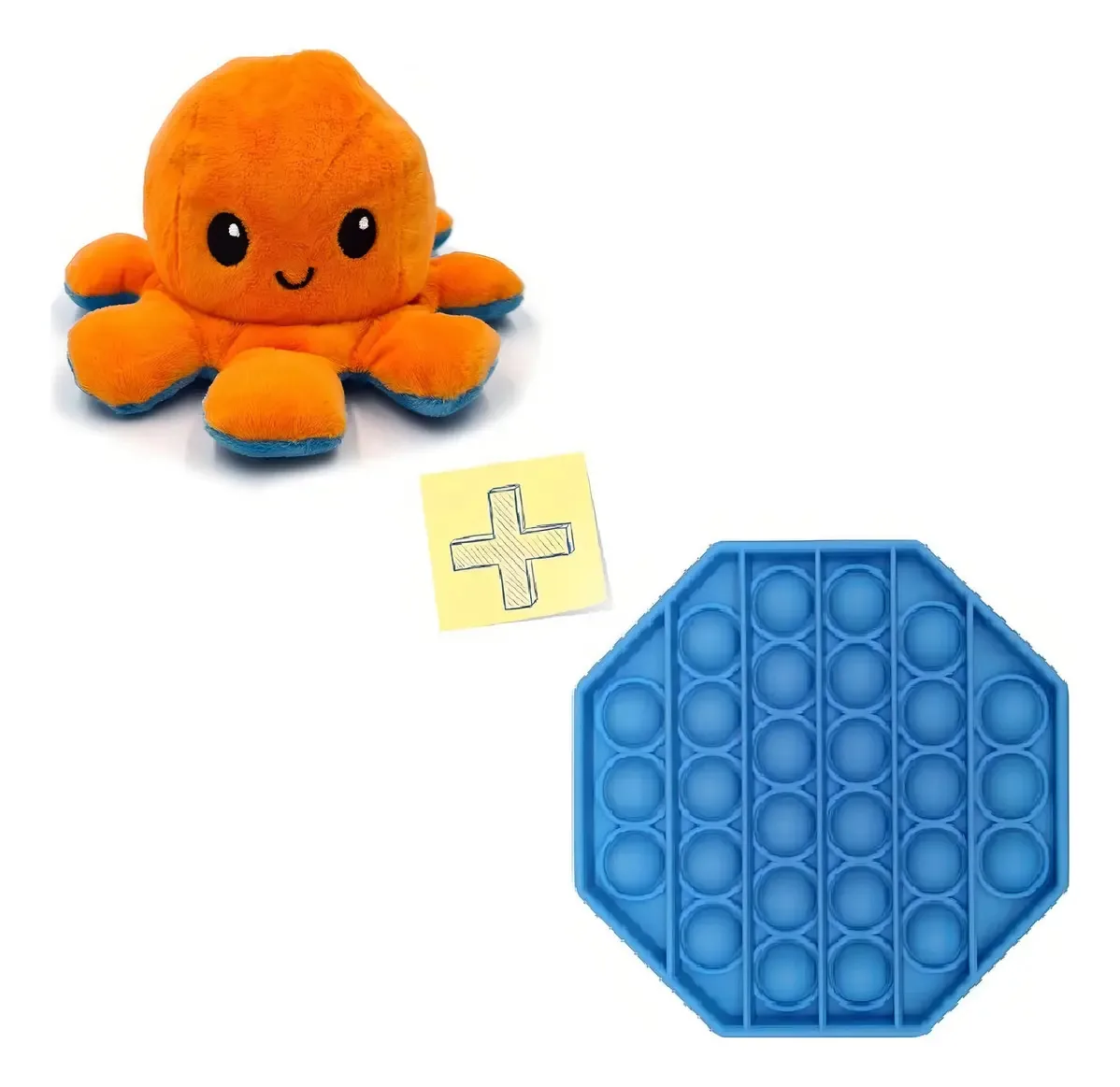 Bolha Fidget Toys E Polvo Do Humor De Pelúcia