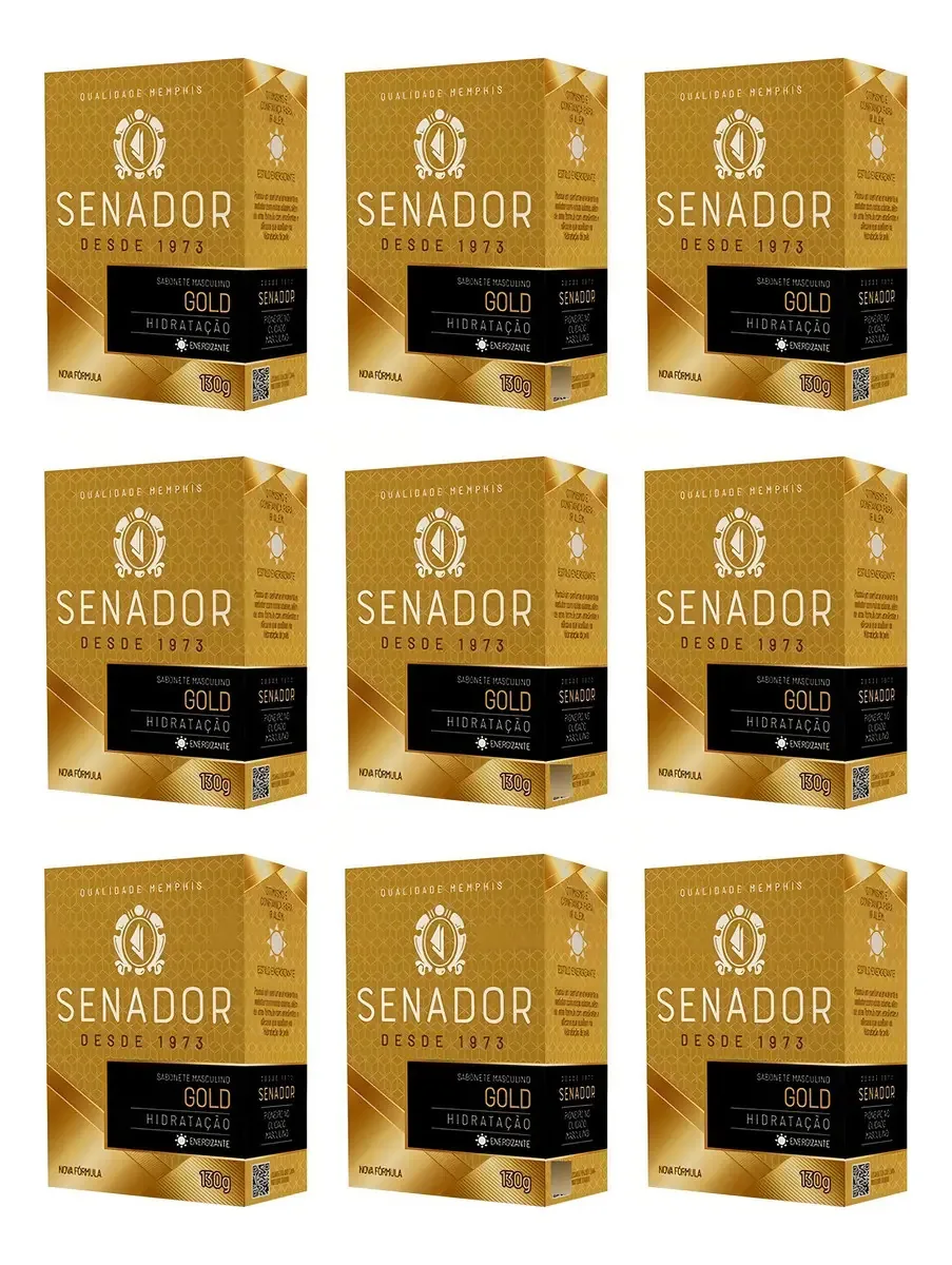 9un Sabonete Senador Perfumado 130g Fragrâncias A