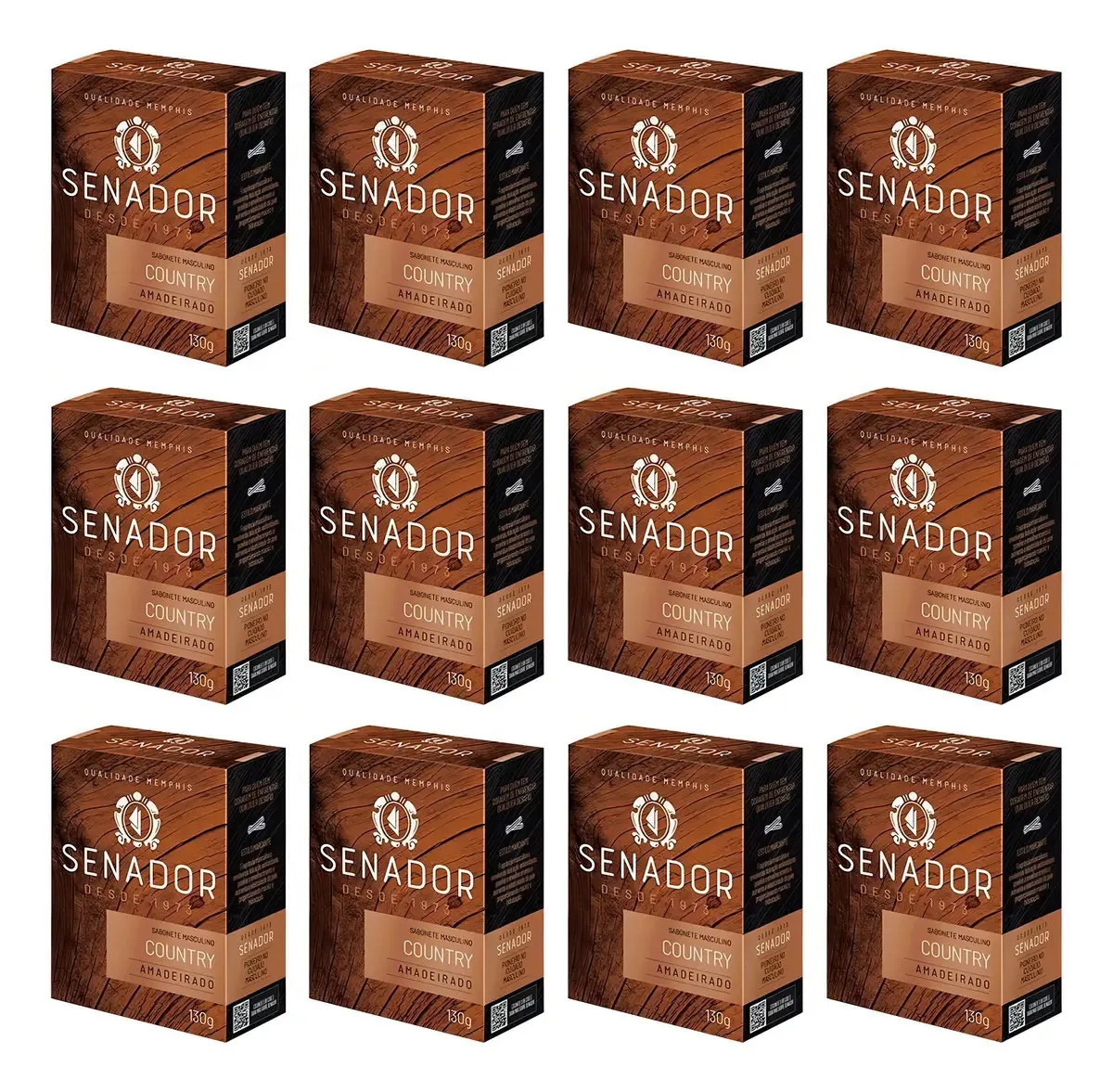 12un Sabonete Senador Perfumado 130g Fragrâncias A