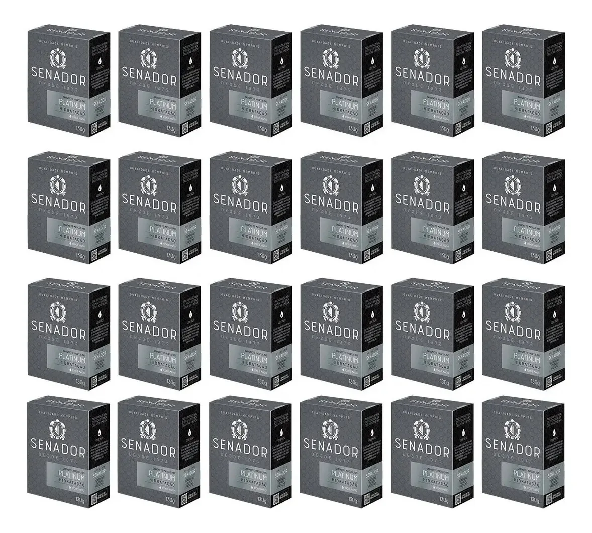 24un Sabonete Senador Perfumado 130g Fragrâncias A Escolher