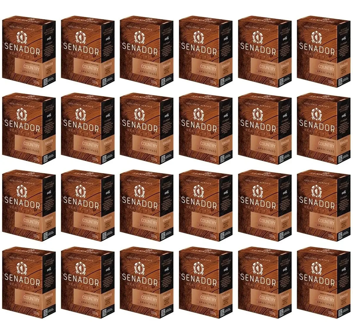 24un Sabonete Senador Perfumado 130g Fragrâncias A