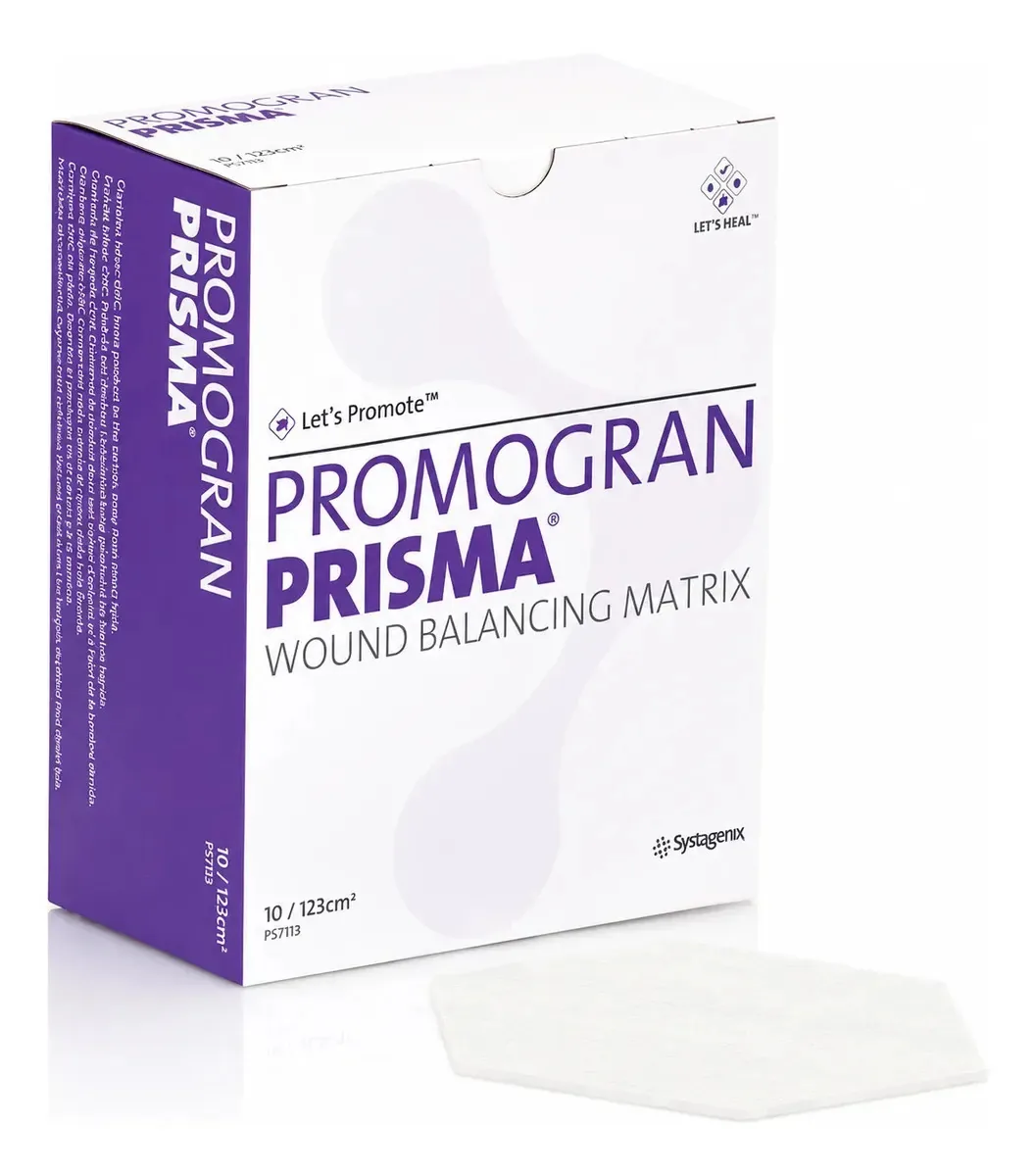 Curativo Promogran Prisma 123cm Colágeno E Celulose