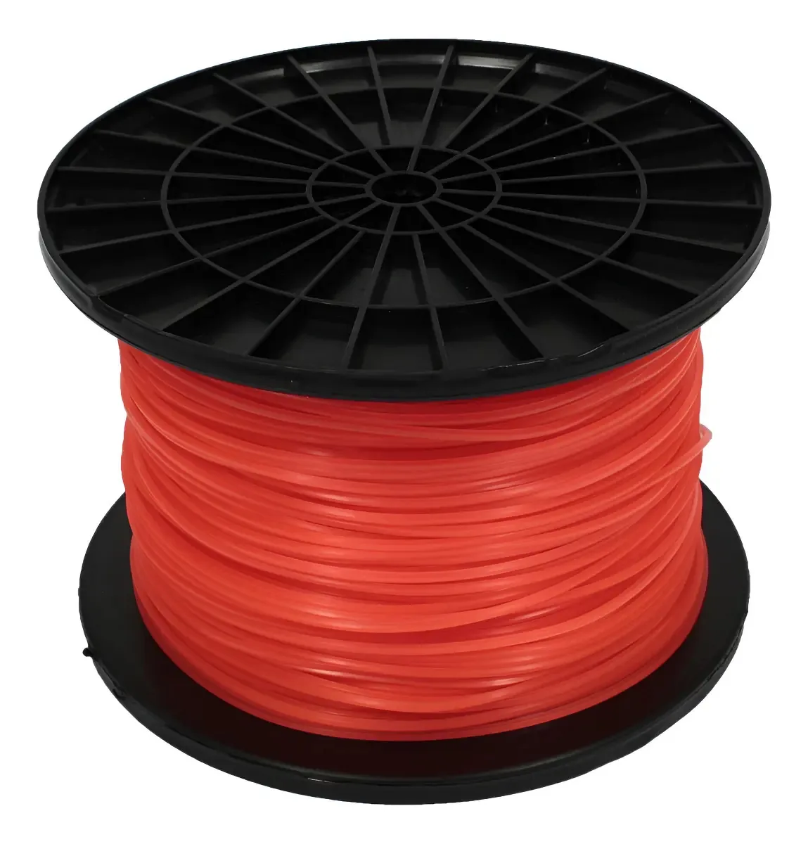 Bobina Fio Nylon Quadrado 2mm Itecê 1kg Para Roçadeira 210m Laranja
