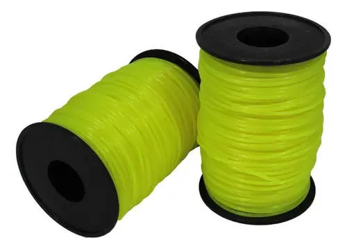 Bobina 296m Fio De Nylon Para Roçadeira 2,7mm Redondo Verde