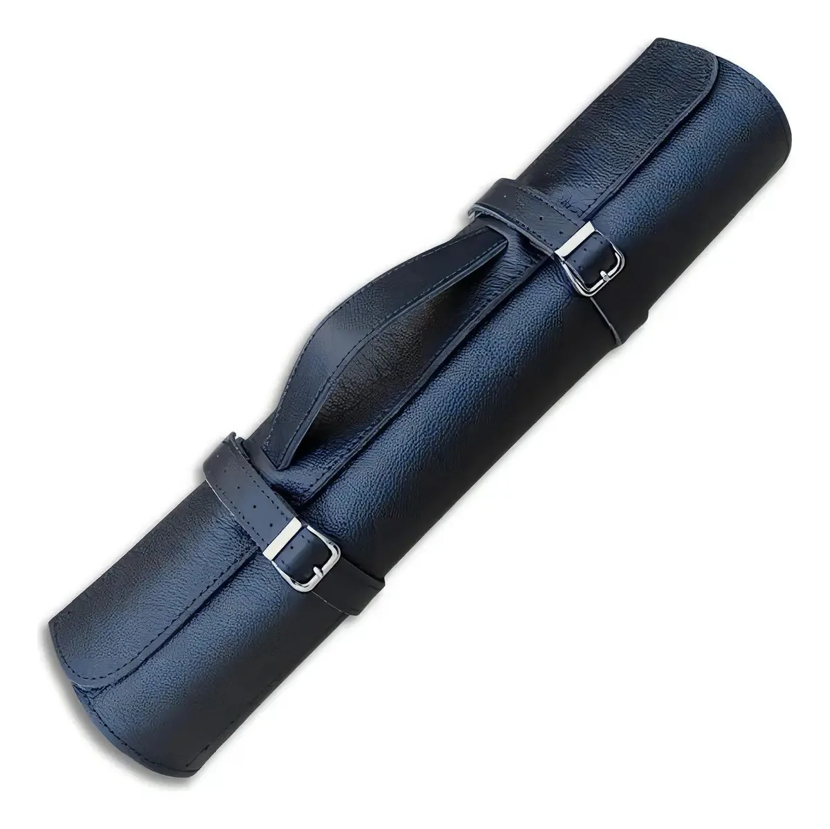 Estojo Chef Gastronomia Utensílios Em Couro Até 5 Pçs 38 Cm Cor Preto