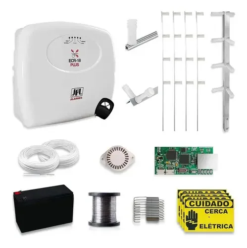 Kit Cerca Elétrica JFL com Haste Estrela e 4 Isoladores para 70 Metros