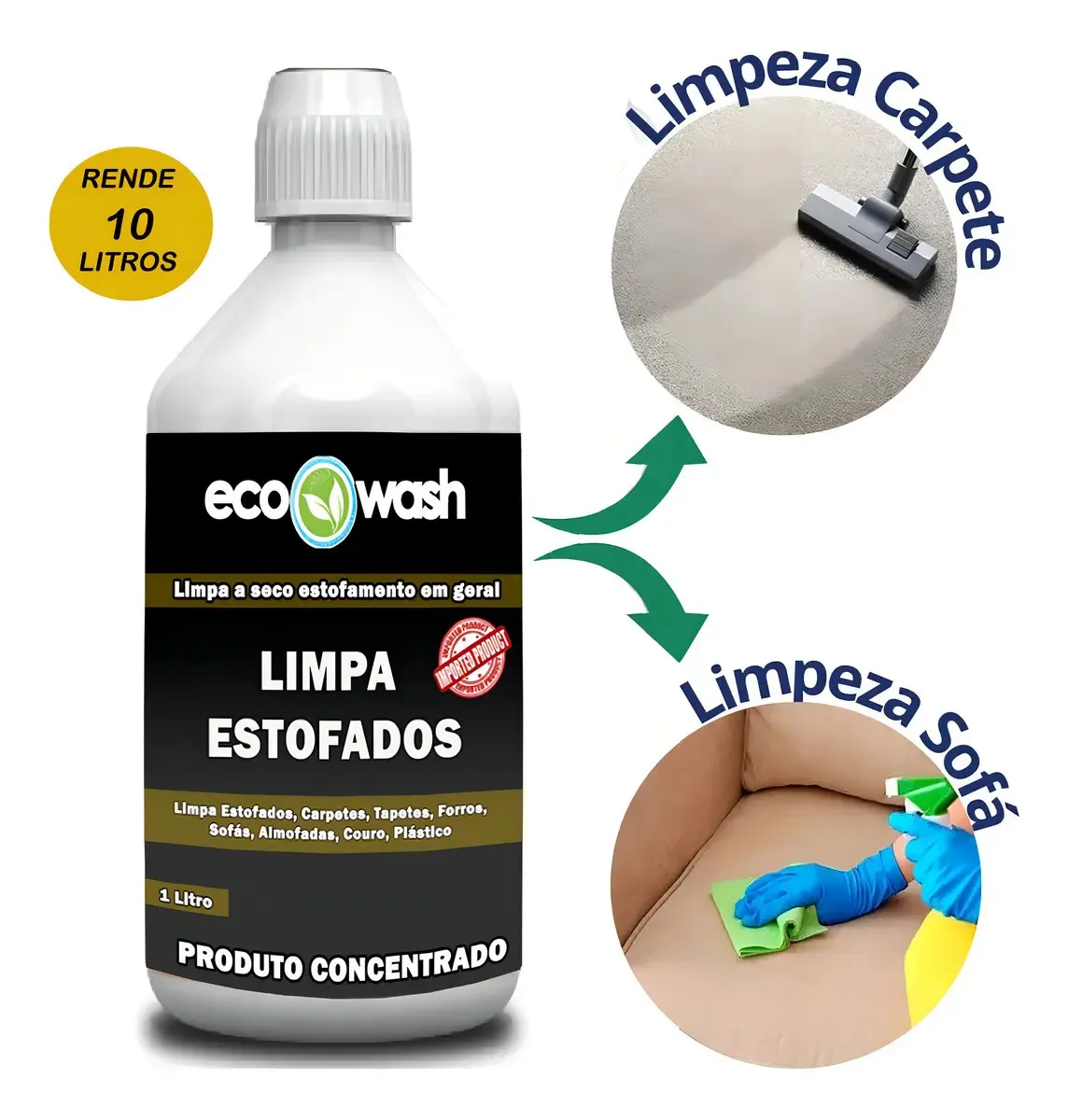 1 Litro Produto Para Lavar Seu Sofá E Tapeteimportado Eua
