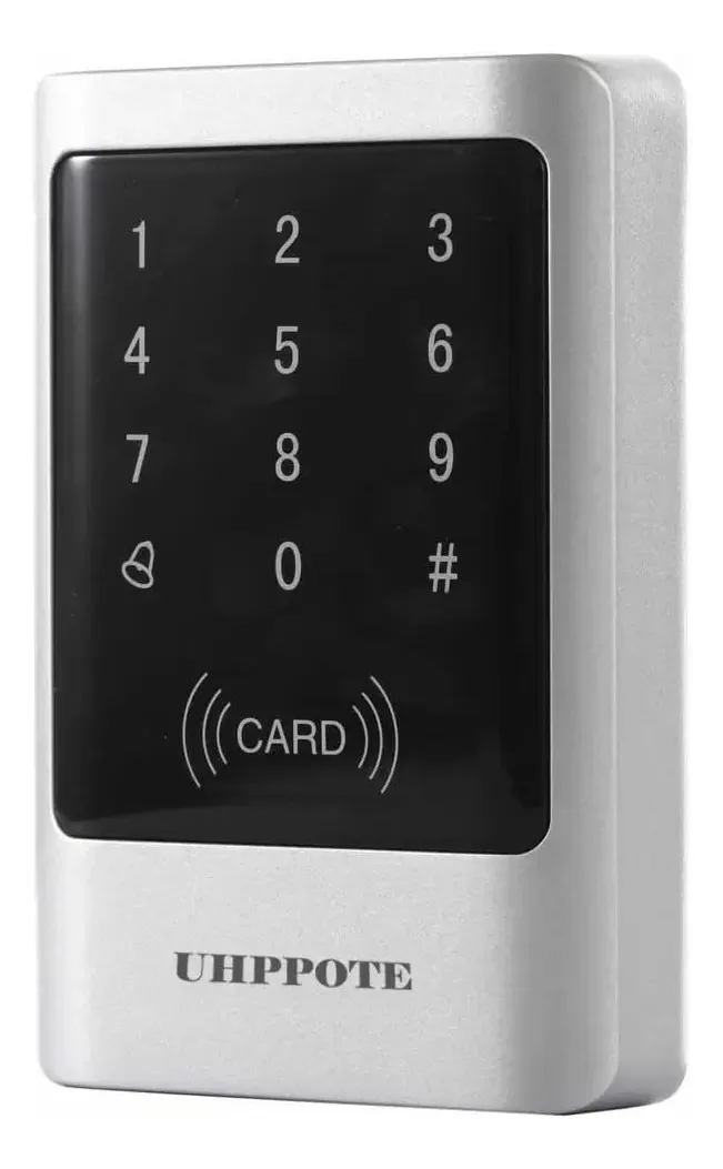 Cartão EM-ID de metal impermeável Uhpcote 1 porta D