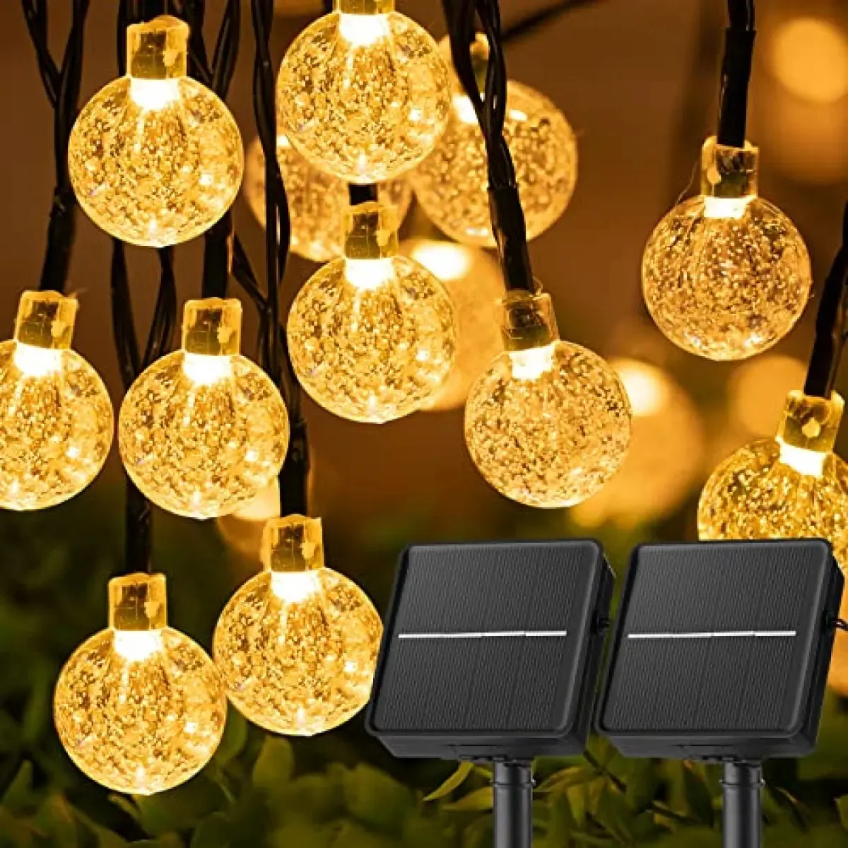 Pacote de luzes solares de Natal com 2 120 luzes solares LED