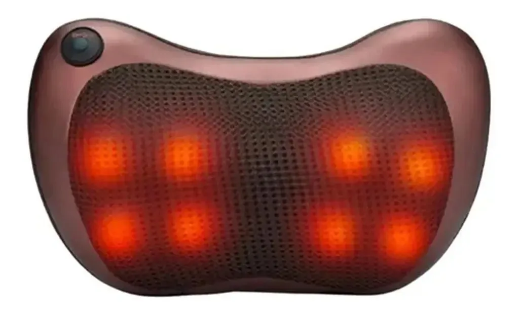 Os rolos lombares massageadores relaxantes melhoram a postura portátil. Cor marrom