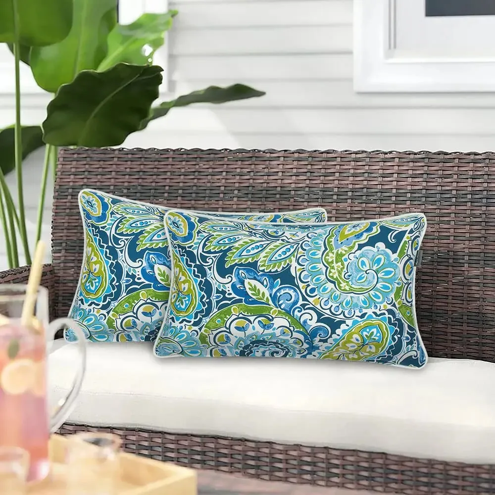 Pacote Magpie Fabrics com 2 travesseiros lombares retangulares