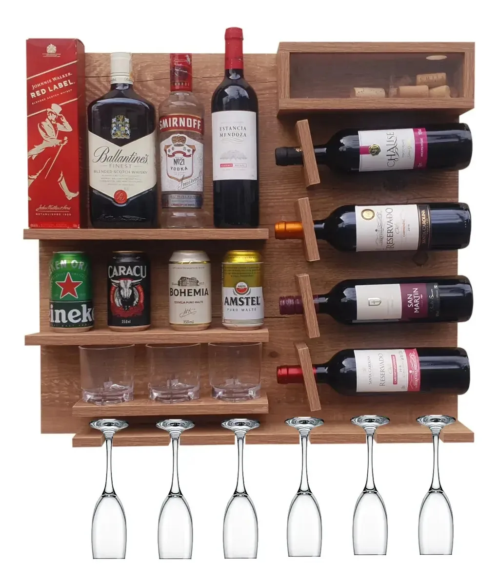 Bar Parede Adega Barzinho Decoração 100% Mdf