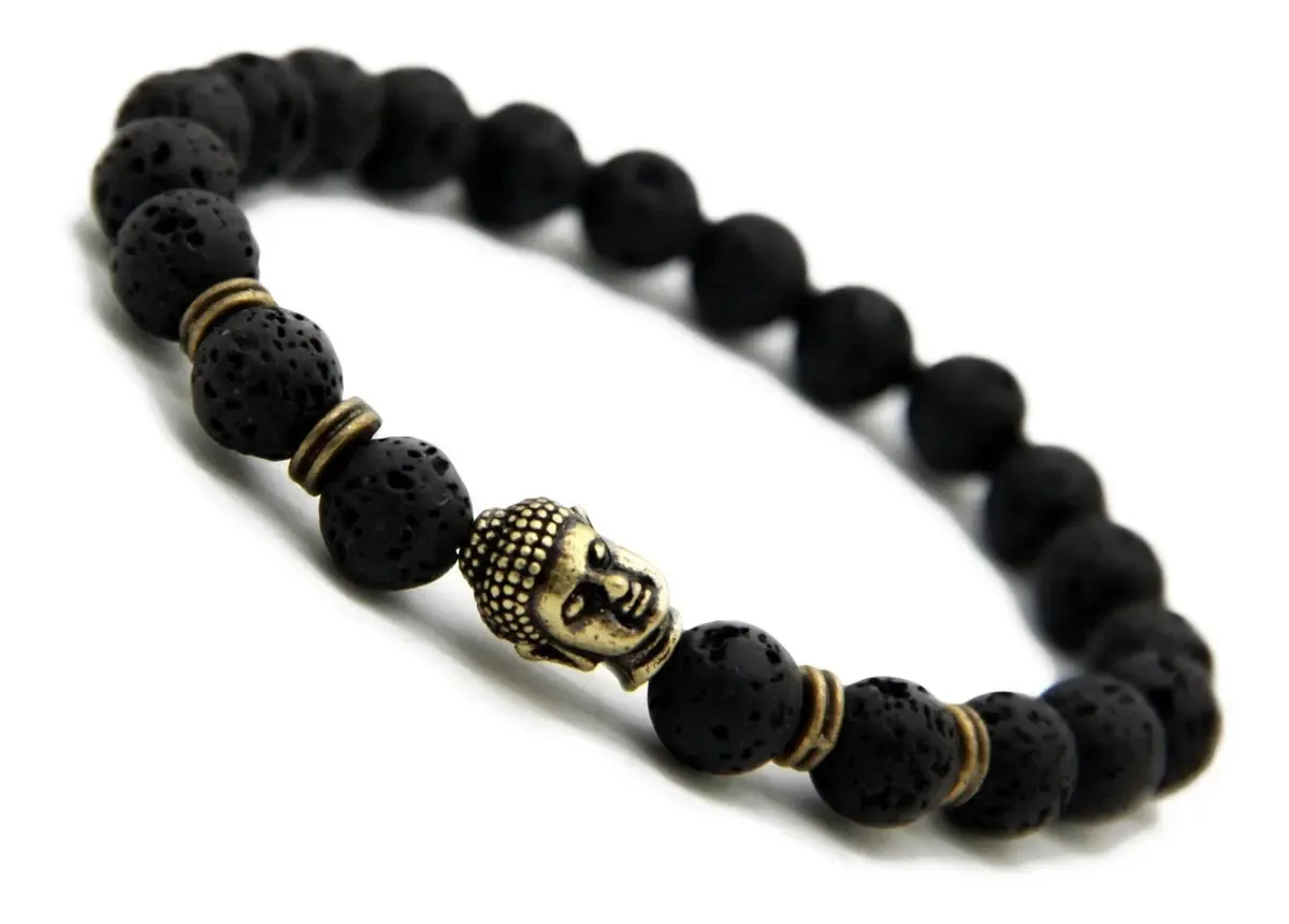 Pulseira Masculina Buda Bronze