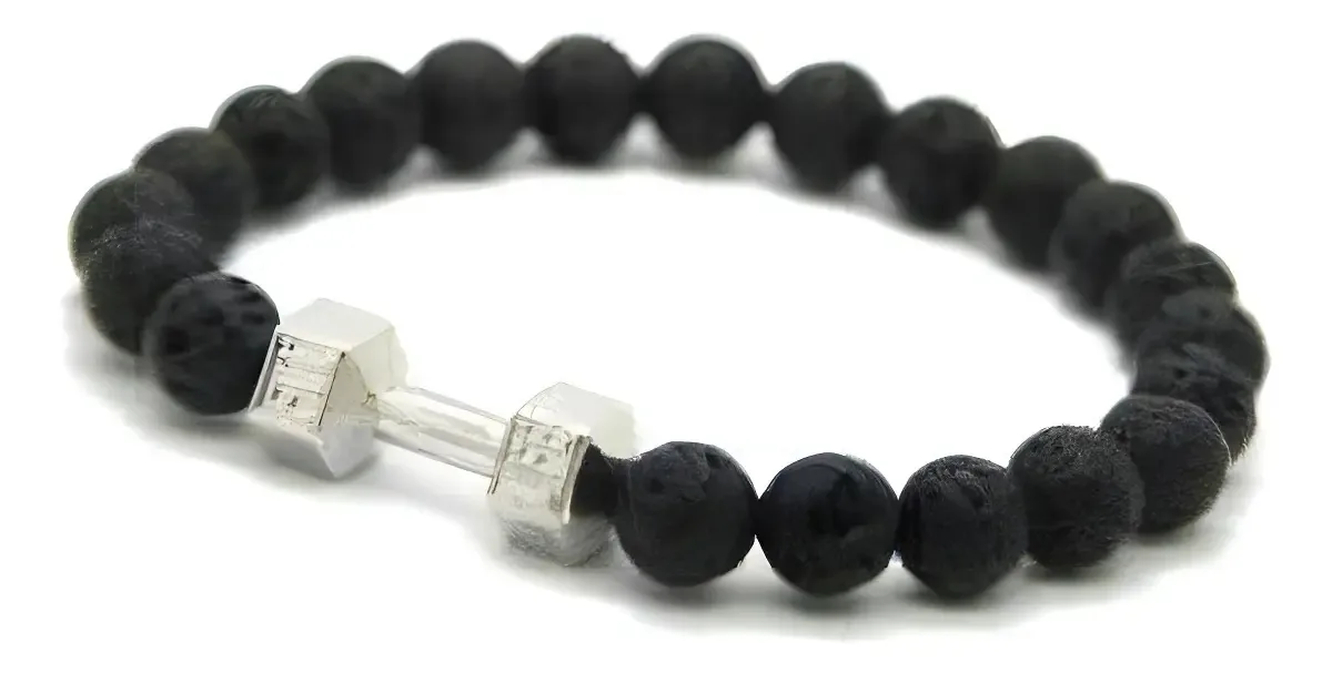 Pulseira Masculina Macrame Preta