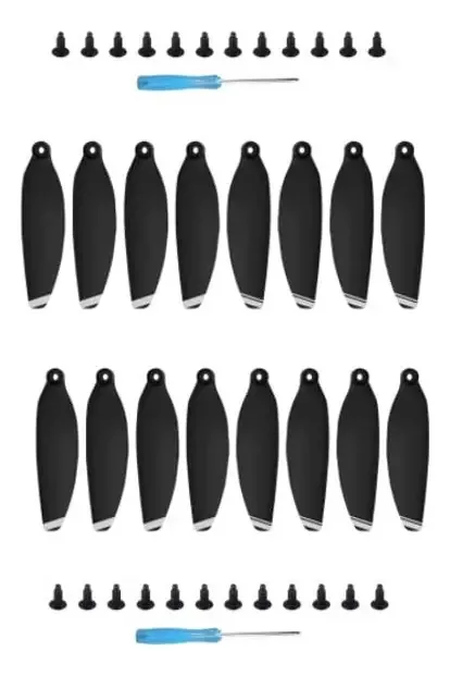 IYUDBXQS Hélices para Drones Modelo X1, Cor Preta, Pacote de 4 Unidades. Ideal para melhorar o desempenho do seu drone.