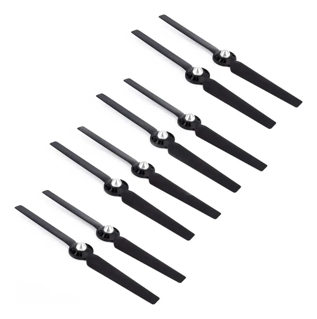 Hélices de plástico preto IYUDBXQS para drones - Rotação bidirecional - Pacote com 2 unidades
