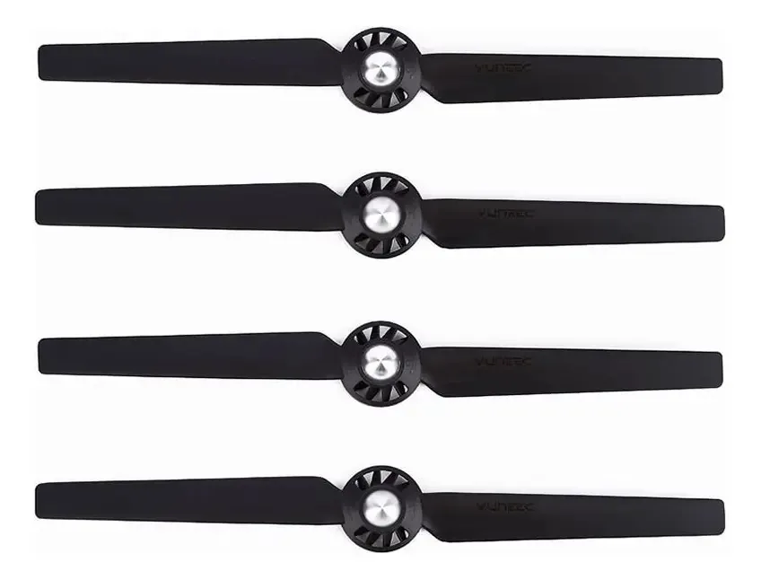 Hélices IYUDBXQS Preto Plástico para Drones - Rotação em Ambos os Sentidos - Pack de 2 Unidades