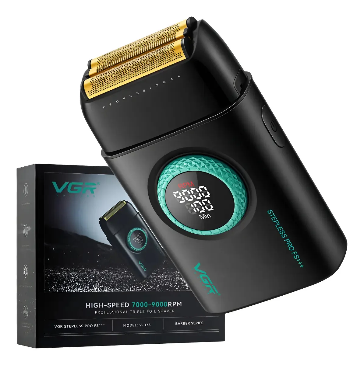 Barbeadores elétricos Vgr-378 para homens, L Shaver
