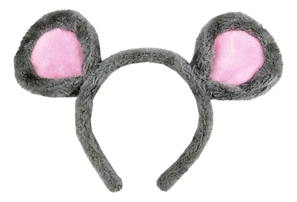 Tiaras A/ (gy) com orelhas de urso, pelúcia e orelhas de rato