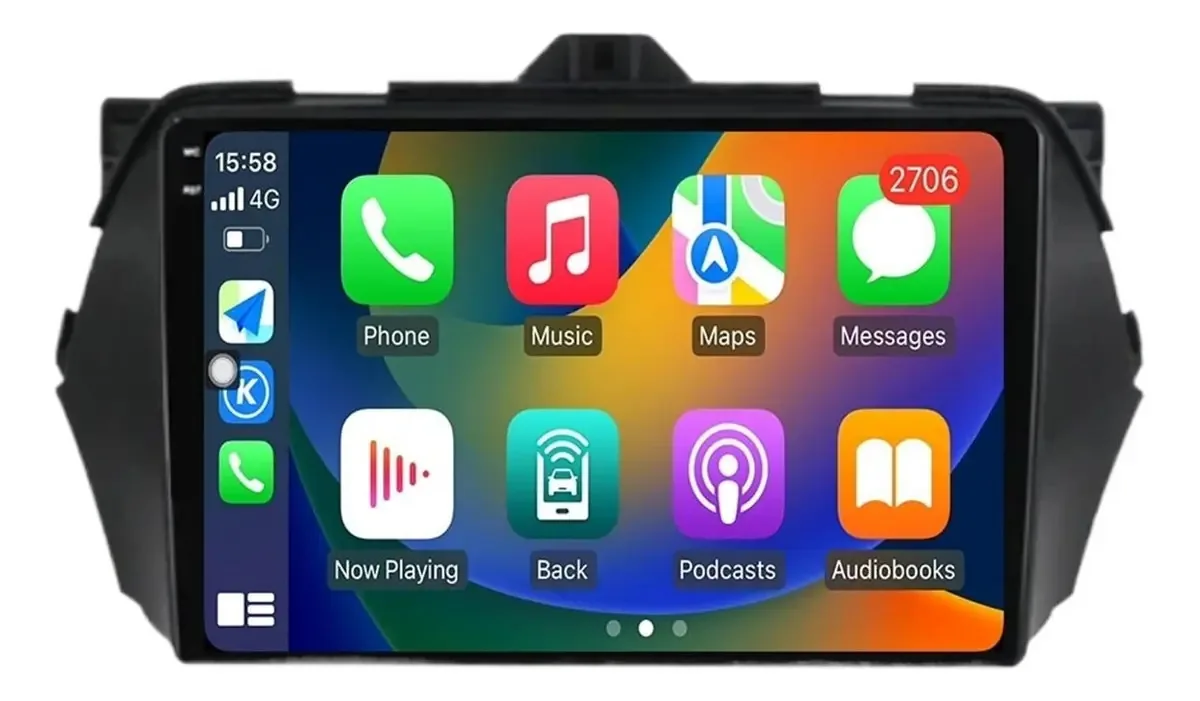 YUFENGJUN Sistema Multimídia para Veículos - Modelo Avançado, Cor Preta, Conectividade Bluetooth, Tela Touch, Áudio de Alta Qualidade.