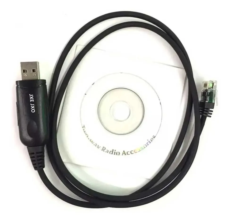 Cabo de programação de rádio USB Kenwood | Bases móveis Nx Tk Tm