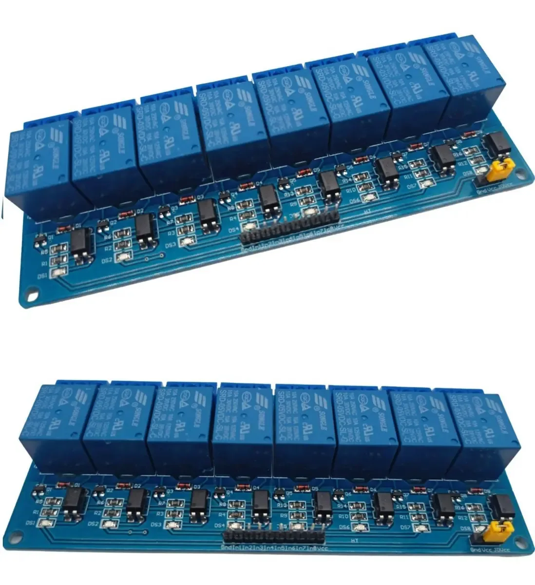 Módulo Relé de 8 Canais 5V para Arduino Automação