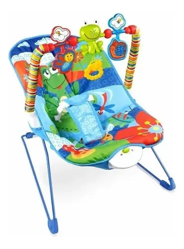 Cadeira de balanço vibratória Sunoffer com música e jogos para bebês