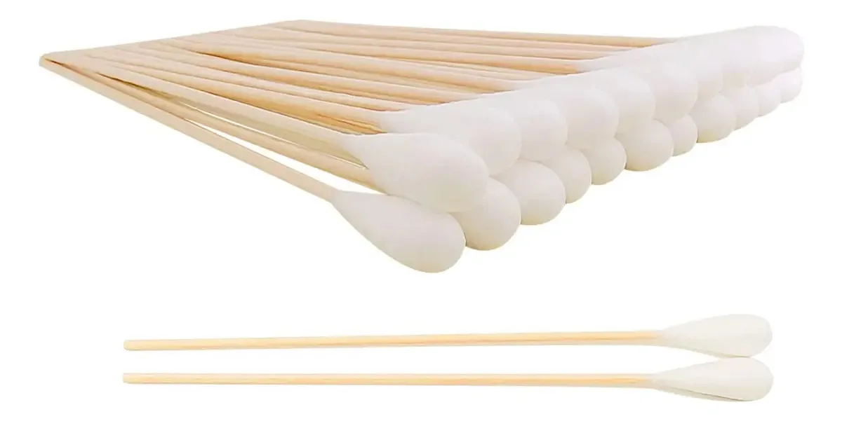 Cotonetes De Algodão De 6 Polegadas De Comprimento, Botões De Algodão