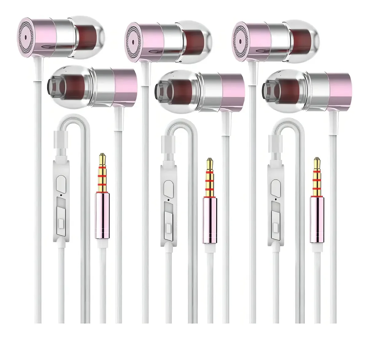Fones de ouvido V3, fones de ouvido de metal, fones de ouvido, Y