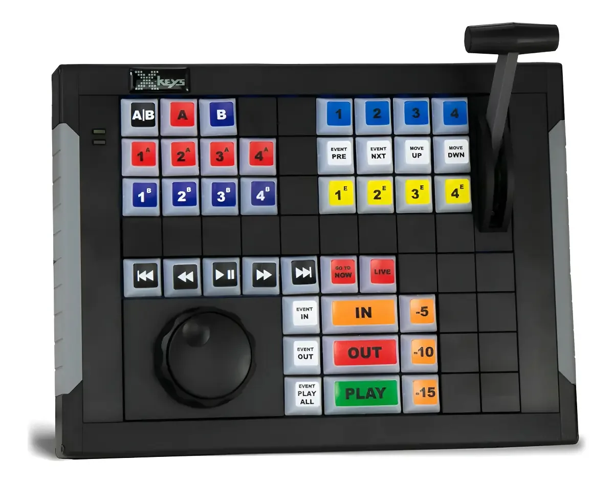Controlador De Reprodução X-keys Xk-64 Usb Para Vmix Ou Cent