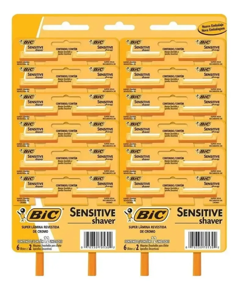 203485 Ap Sens Shaver Ctl 12x2un Bic