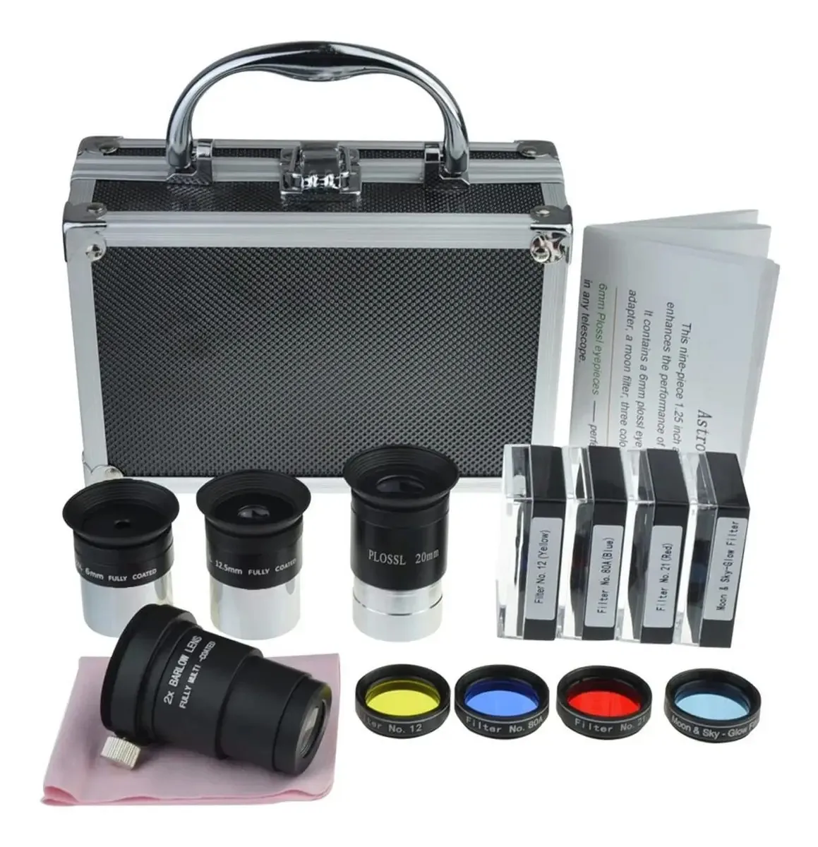 Kit de acessórios telescópicos 1 conjunto O de 25 polegadas