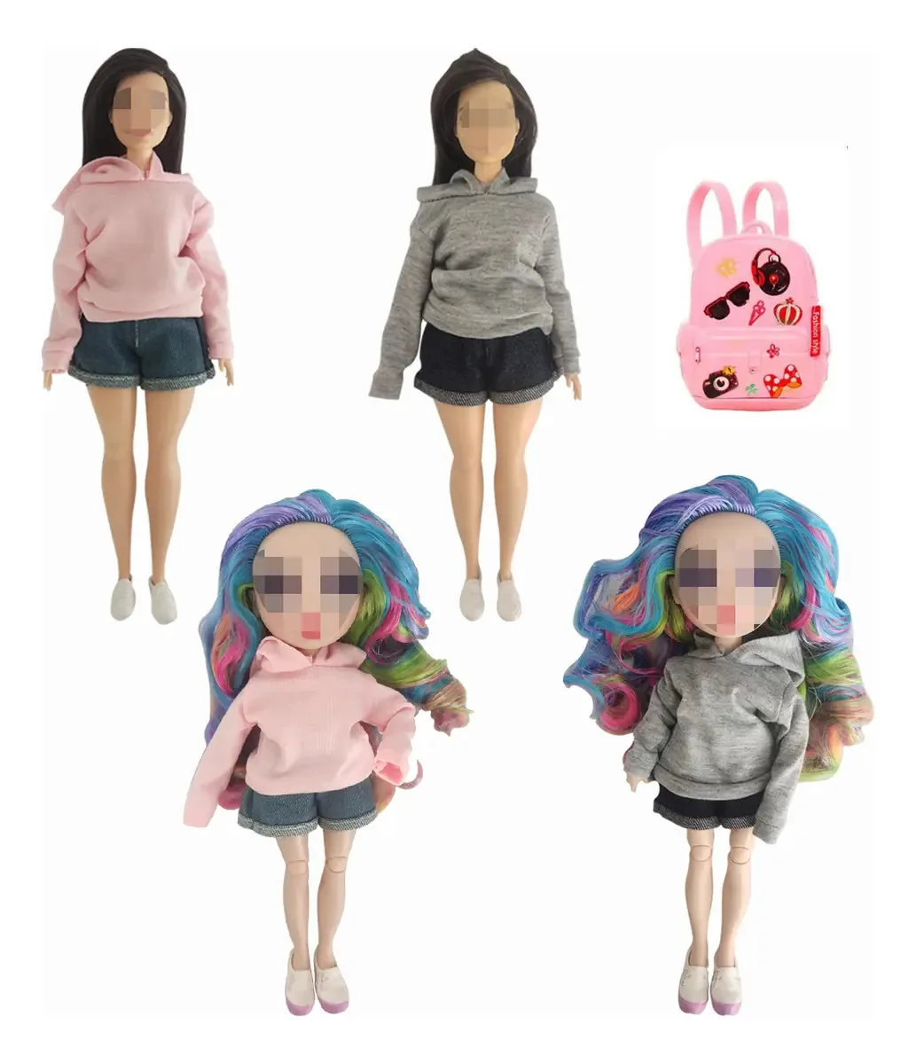 Roupas e acessórios da boneca Barbie Curvy para Rainbow High