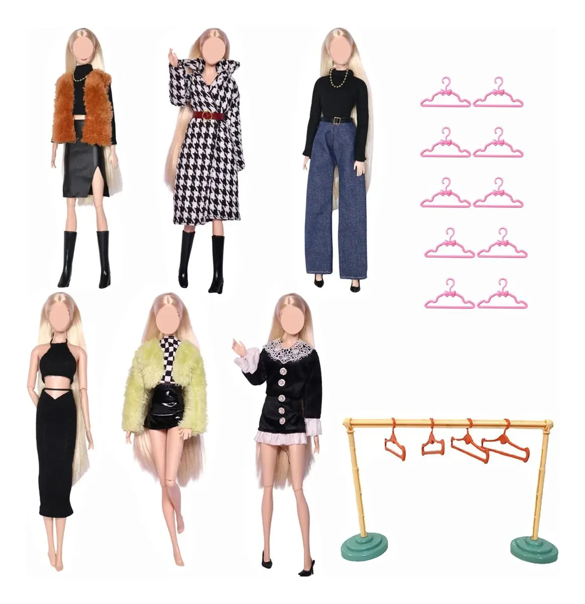 Roupas e acessórios Barbie para bonecas de 30 cm