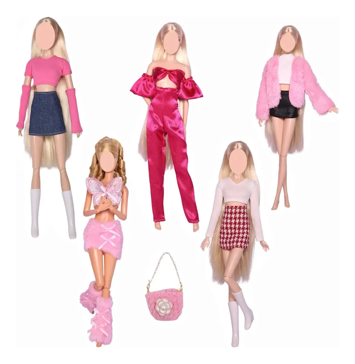 Roupas e acessórios da Barbie para bonecas de 11,5 polegadas