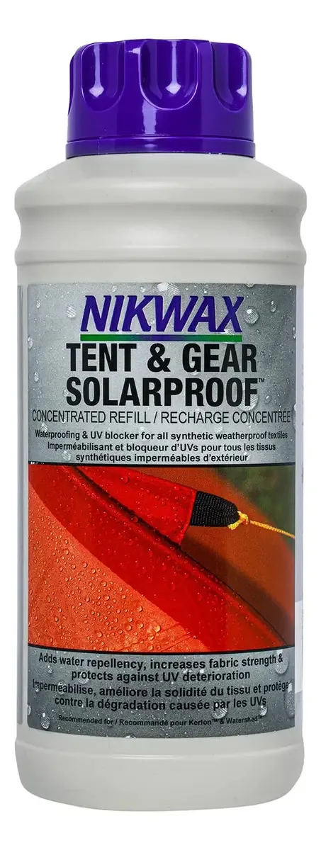 Impermeabilizante Solar Concentrado para Barracas e Equipamentos Nikwax