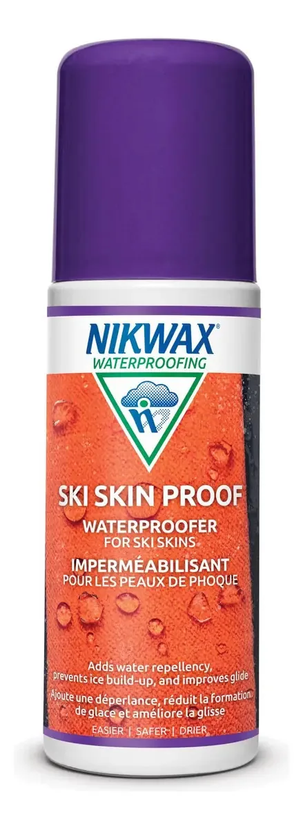 Esqui impermeável à prova de pele Nikwax, branca