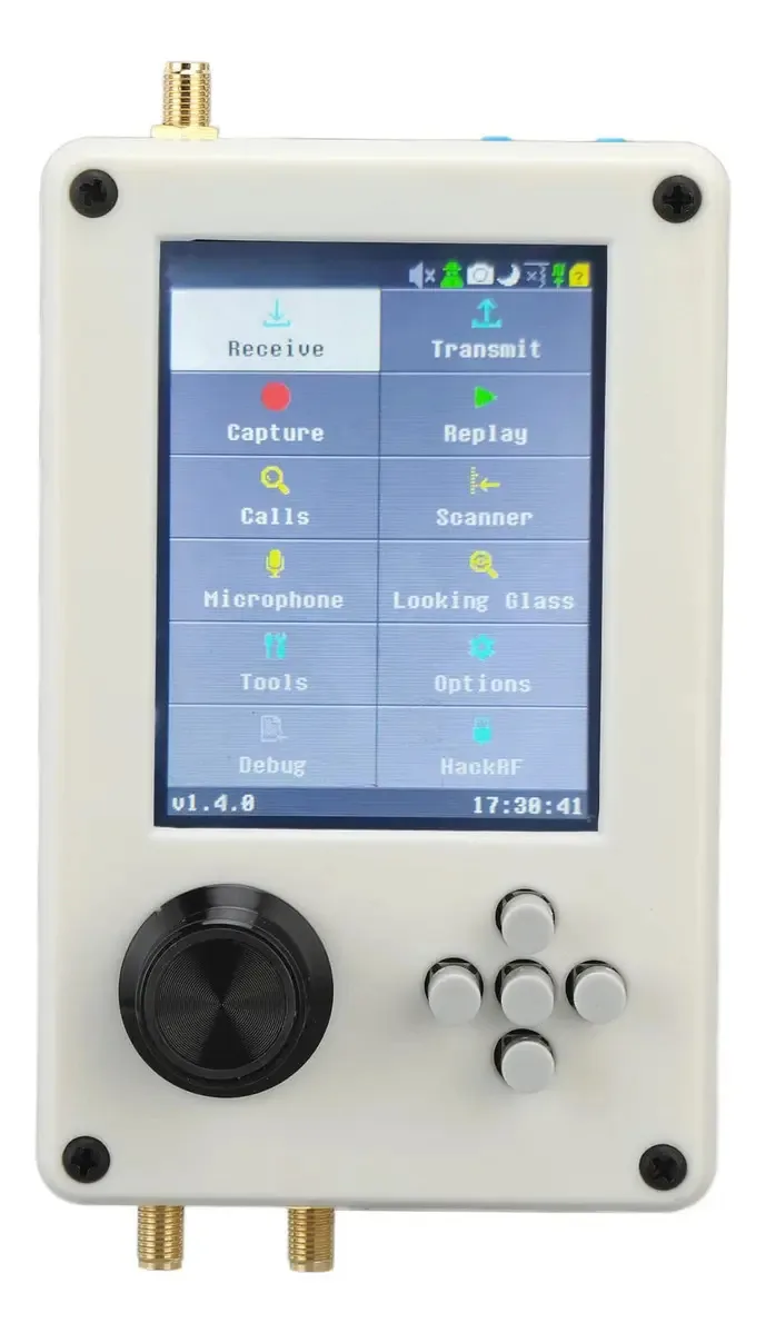 Transceptor de captura repetida de rádios Portapack H2, 1MHz-6GHz