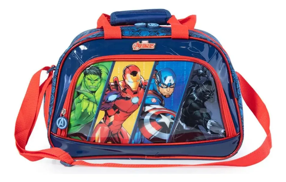 Bolsa De Viagem Masculina Vingadores Azul