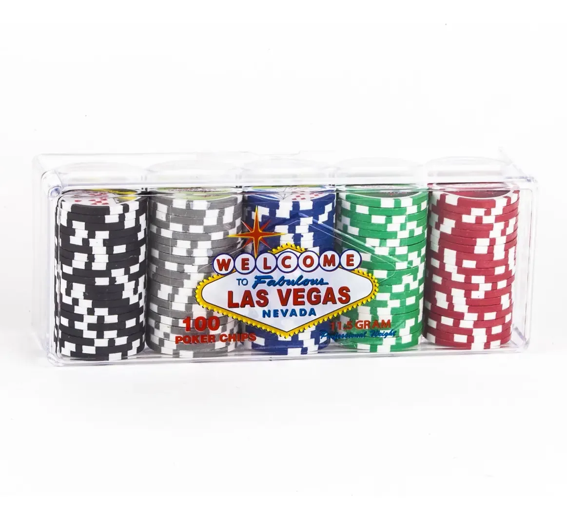 Fichas de poker CHH, 100 unidades, pacote de 100.