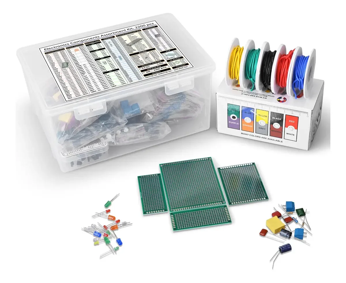 Kit de componentes eletrônicos Interstellar 1800 Pcs