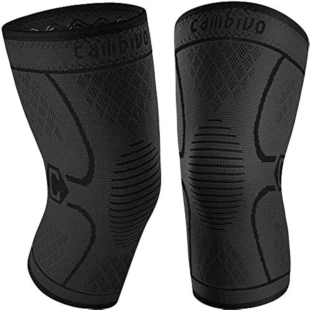 Pacote de 2 joelheiras Cambivo Support Sluve para correr P