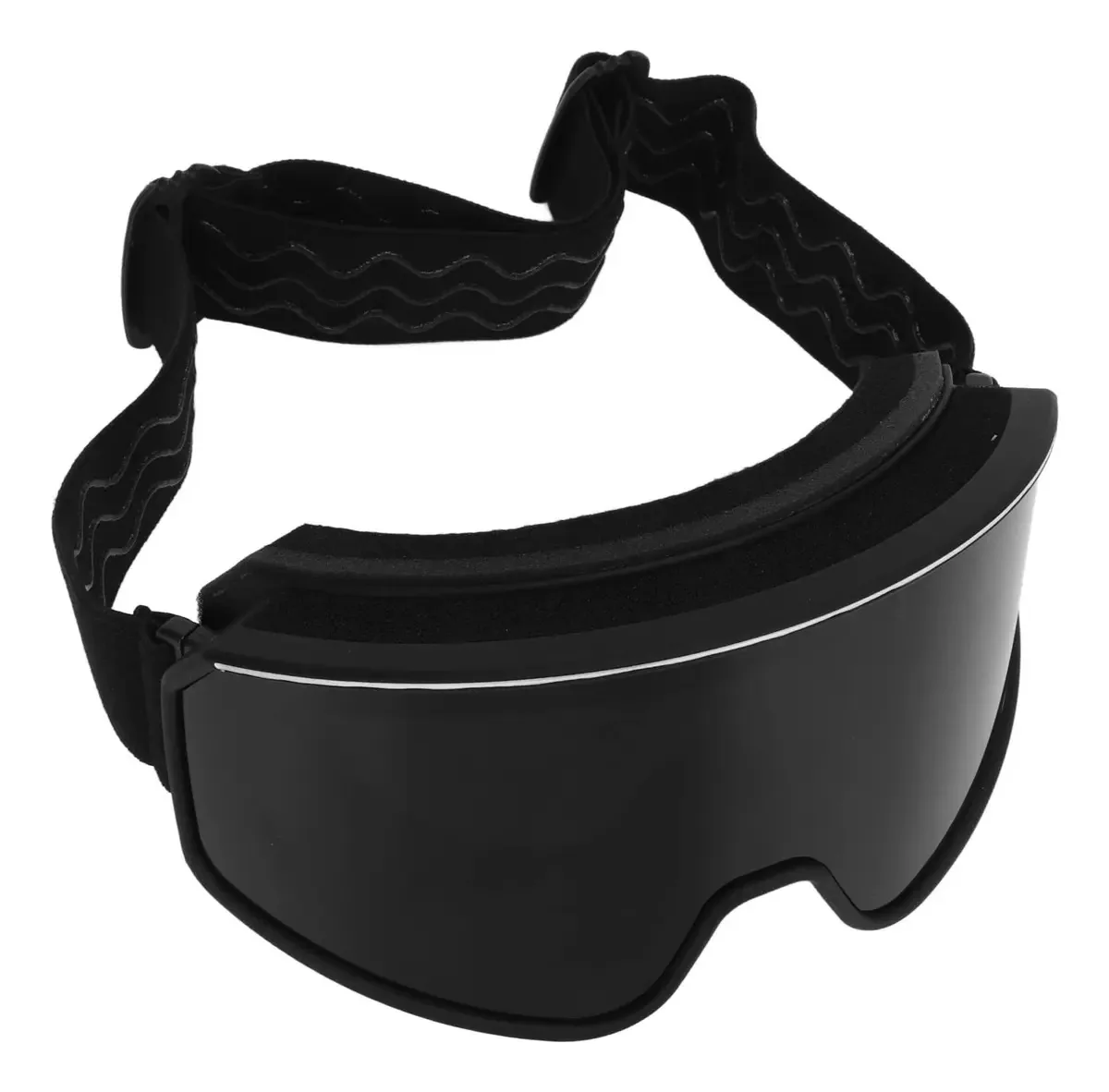 Tuore Óculos De Esqui Óculos De Snowboard Otg À Prova De Vento Lentes Duplas De Pc Óculos Esportivos Antiembaçante (armação Preta Lente Preta)