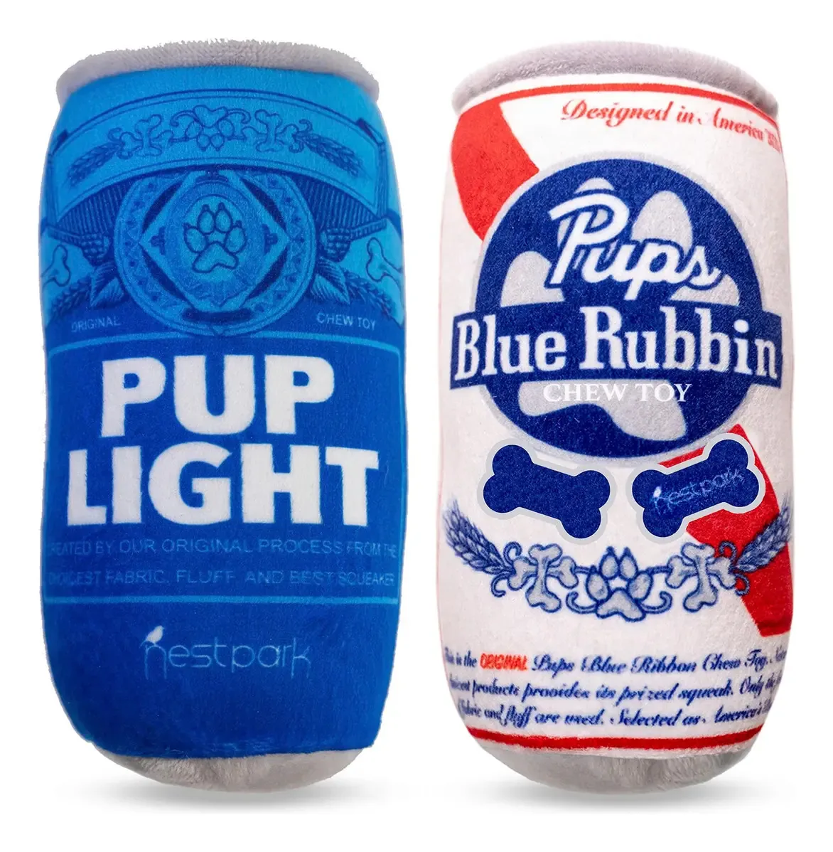 Brinquedos de fricção Nestpark Pup Light And Pups Blue para crianças