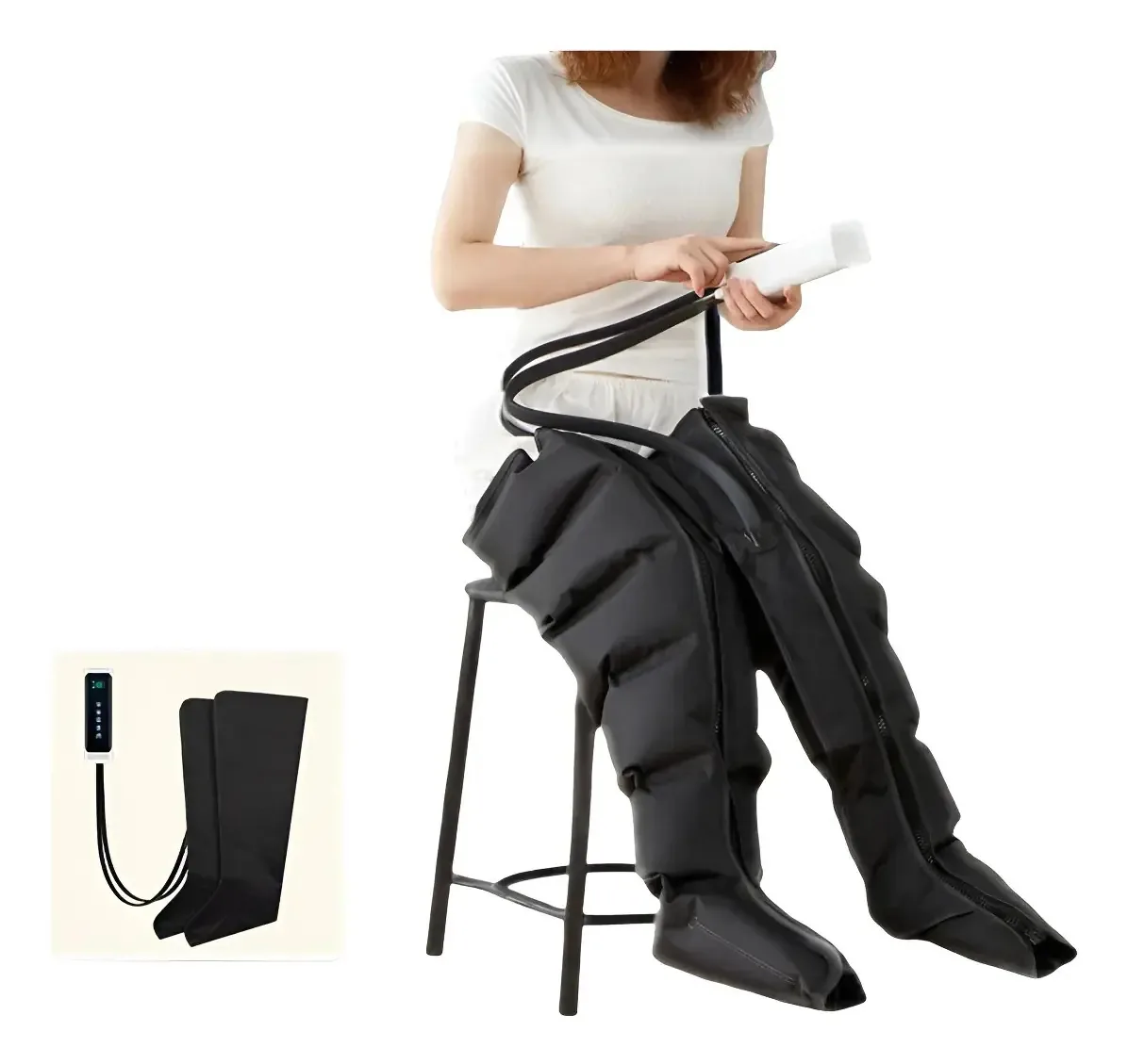 Equipamento de pressoterapia Alispus Black