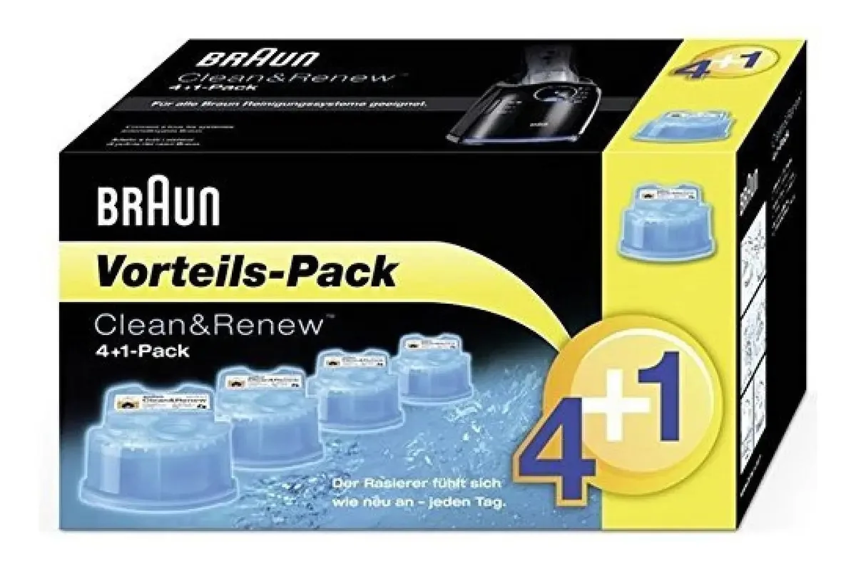 Cartucho Refil Limpeza Braun 5 Unidades Original