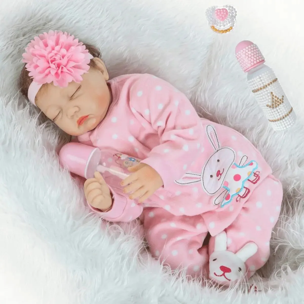 Boneca Reborn Silicone Reborn Reborn Realistic Newborn Bz