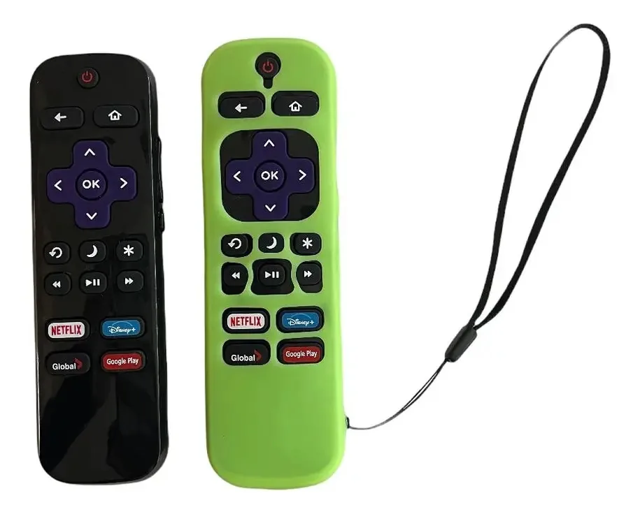 Controle remoto para streaming de mídia RCA Universal verde